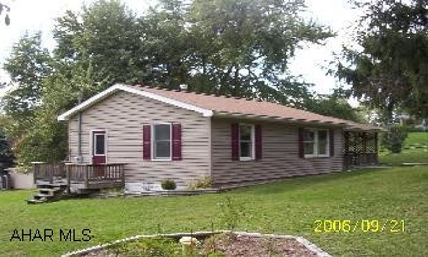 1Acre parcel Garage workshop in rear