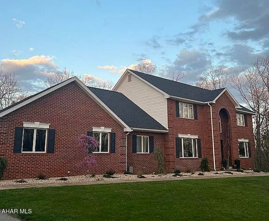 Updated 4 bedroom home in Sylvan East, Hollidaysburg School District. Beautiful in-ground pool with pool house that includes a half bath. Pool heater and pump replaced in 2022. Newly updated kitchen with custom cabinets, quartz countertops and walk through pantry. Updated master bath. New hardwood floors throughout first floor. New luxury vinyl in bedrooms. Finished basement with full kitchen. New roof in 2023. Sale is contingent on seller securing alternate housing.