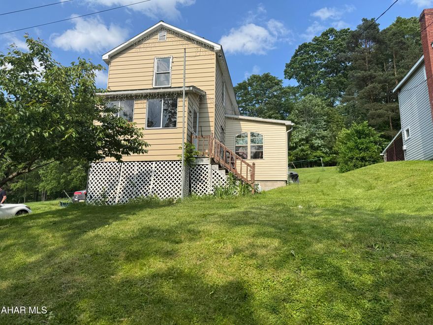 Partially remodeled home featuring 3 bedrooms (one captive) kitchen, living and dining room.  The bath is in the basement. Interior has been remodeled. Above ground pool just needs a liner. Great starter home.