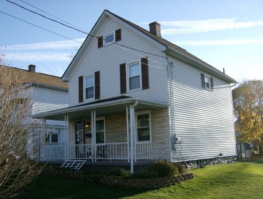 Well maintained, 3 BR 2 story house on 1.6 acres in Elder Twp. Moderen kitchen with appliances. 1 1/2 baths. Public water, updated roof, windows & siding