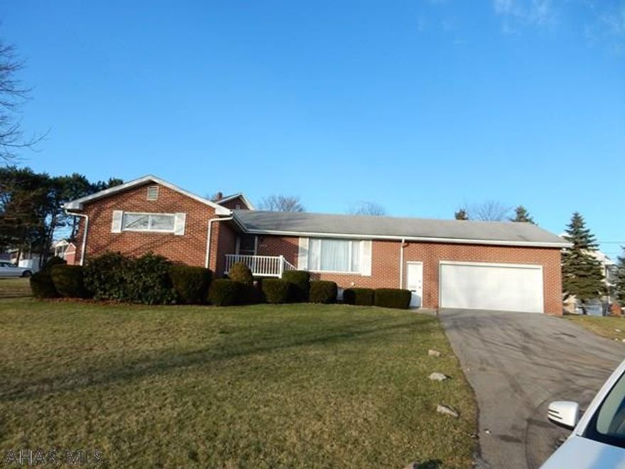 3 bedroom, brick rancher, corner lot, central air and vacuum, 2 car attached garage. beautiful hardwood floors, security system.