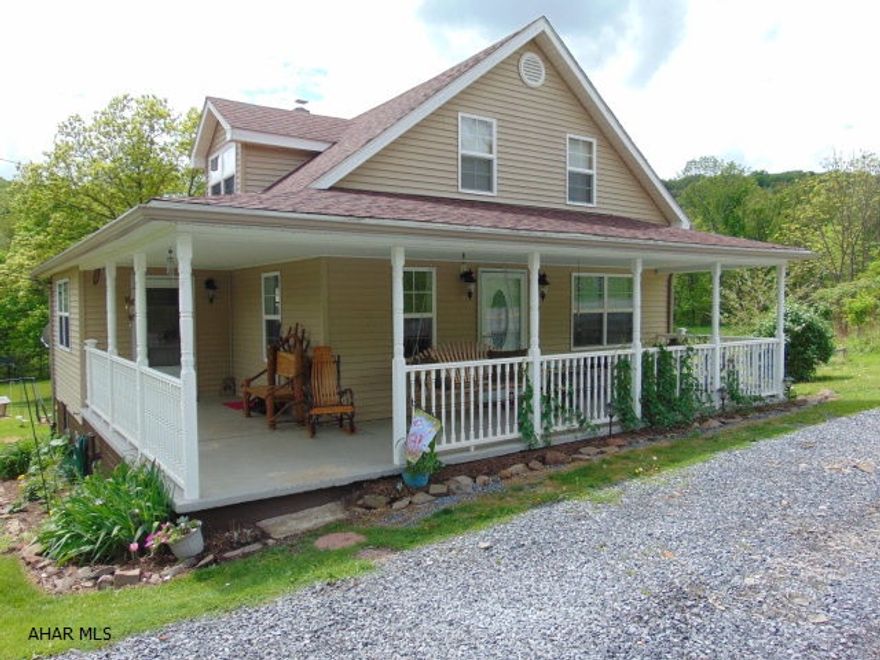 Move-in ready!  3 bedroom 2 bath on 3.582 acres.  Whole home was fully updated in 2009.  Large shed, pond, playhouse, fenced garden, new patio and pergola, small orchard and an outdoor furnace. Enjoy privacy and beautiful scenery along Ryot Run which borders the property.  Seller is a real estate agent licensed in PA.