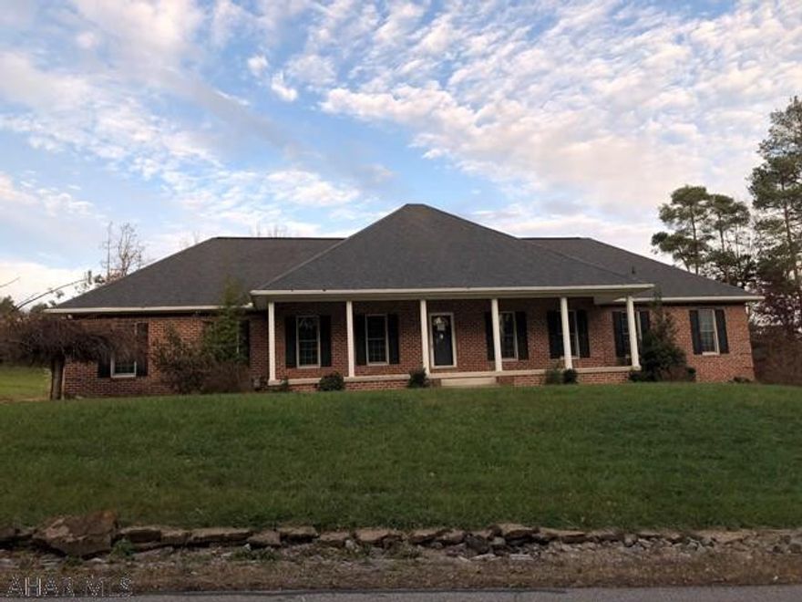 Convenient location, close to everything, quiet street, large lot, brick exterior, one story living with open living room and kitchen area, vaulted ceilings and fireplace, kitchen with corian counter tops, den/office with built in book shelves could have many uses based on your needs, master bedroom with walk-in closets, bath with whirlpool tub, finished basement that needs your finishing touches