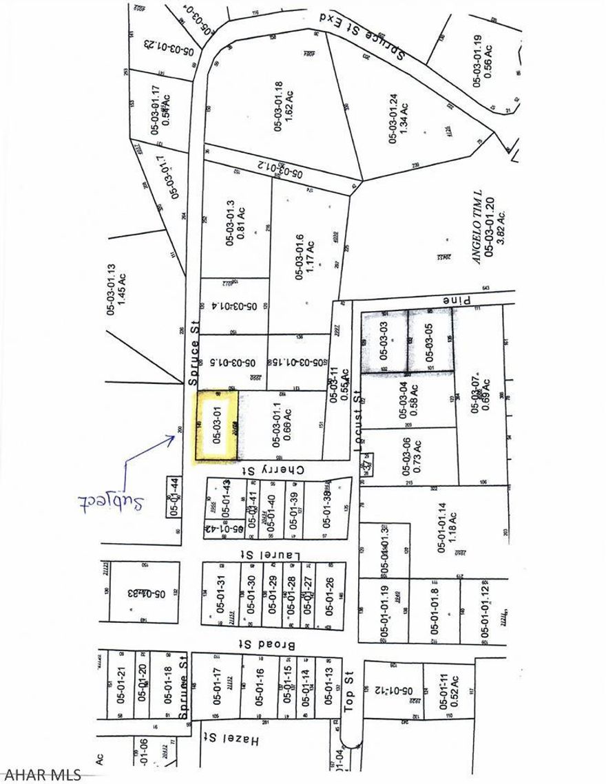 Vacant Lot sold AS-IS WHERE-IS.  Seller believes there was a mobile home on the property at one time.  It would be a good site if prospective buyer needs a lot for mobile home or trailer.  Buyer is responsible for making all inquires to local authorities for their intended use.