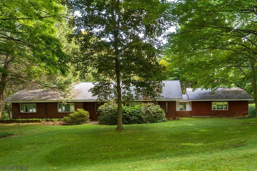 Solidly built ranch. Nice open concept. Nice big closets. Beautiful lot2.7 acres situated privately off street