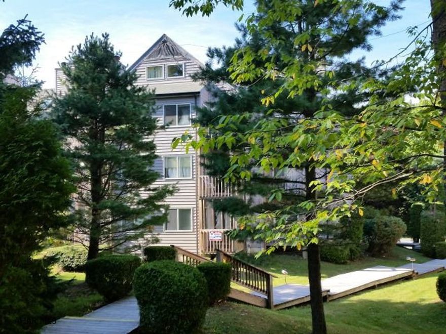 Immaculate fully furnished 1st-floor studio near indoor pool. GREAT LOCATION ACROSS FROM THE LAUNDRY, NEW REFRIGERATOR, STOVE, PORTABLE AIR CONDITIONER & FLOORING + SCREENED BACK BALCONY. HOA dues $240/mo include: Hot tubs, Indoor & Outdoor Pools, Tennis Court, outside maintenance & trash removal. SOLD AS IS. Pipe broke in bathroom. J-309