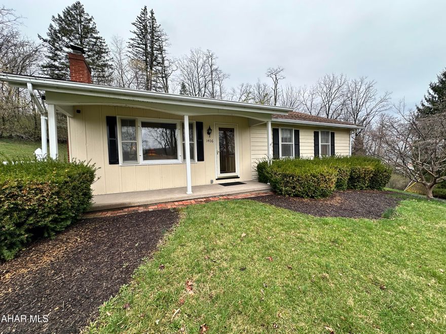 Duncansville area 3 bedroom ranch style home situated on 1.66 Acres. This home has a sweeping drive to the home. The interior offers 3 bedrooms and a full bath on the main floor. The kitchen, living and dining rooms offer vaulted ceilings. The lower level offers a laundry area, family room and a half bath. There is also a 1 car integral garage. Tis home offers room to expand with all the outdoor space. This home also has a covered rear patio and shed. The rear yard is private and has a wooded tree line area.

All offers must be submitted by 5:00 pm Tuesday, April 8th.