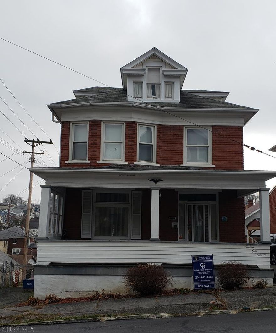 Classic brick home!! Foyer area with bench. Lot of space and closets! 3 bedroom with a unheated walk up attic. 1/2 bath on first floor. Updated kitchen--super cute. Bonus room can have many possibilities!!! This is a must see!