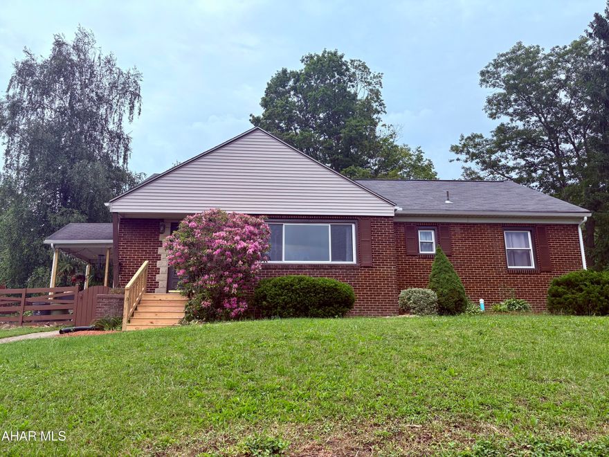 This Beautiful brick ranch home on a large corner lot is perfect for anyone.  This home offers 3 bedrooms, 2 Bathrooms, with off street parking, wooden fenced backyard and many upgrades. The basement and attic can be used for lots of storage or finished for more living space. Great location in Cresson being a 2 minute drive to the highway and a quick 15 minutes to Altoona.