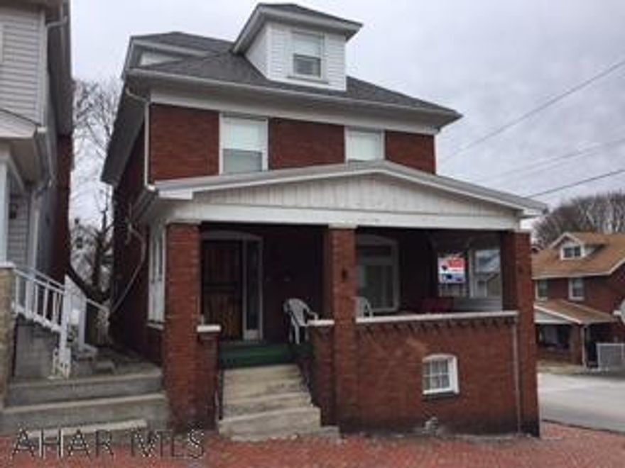 All brick 2 story on 25 x 120 lot. Eat-in kitchen, with full bath on first floor. Central air.