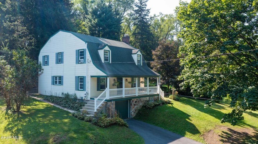 Highly sought-after neighborhood known for its privacy within the city. Nestled on a beautiful and well-manicured 0.8-acre lot with mature landscaping, this charming 4-bedroom home offers a serene location just moments from Tuckahoe Park. Discover a lovely stone patio, perfect for outdoor entertaining and relaxation. Discover amazing hardwood floors flowing throughout, adding warmth and character to every room. The spacious interior is bathed in abundant natural light, creating a bright and inviting atmosphere. All new windows were recently installed on the entire First Floor. Included is a Lifetime Transferable Warranty. The home features a large kitchen with elegant Quartz countertops and a generous den, perfect for gatherings. Adding to its appeal are two beautifully remodeled baths, offering modern comfort, while the current owners have lovingly maintained the home, preserving its classic charm. Enjoy cozy evenings by one of the two wood-burning fireplaces or unwind on the beautiful porch, taking in the peaceful surroundings of this quiet and secluded neighborhood.  Wide Driveway will fit up to 4 Cars! New garage door opener just installed. Portable Air Conditioner is included....Cools the entire first floor.  The above-ground pool has been removed and grass planted. 
Pleasant Valley Schools are within Walking Distance. Seller will provide a one-year home Warranty with an acceptable offer.