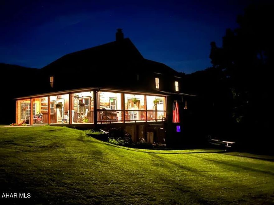 Country living at it's absolute BEST!  Looking for the perfect farmette or gentleman's farm?  Look no further.  40 plus acres.  15 of which are tillable. Beautiful partial log farmhouse boasts 4 bedrooms, 2 full baths.  Granite and quartz kitchen counter tops in a beautiful open concept floorplan. Original portion built in 1910, large addition built in 2019.  Large multi-level barn built 2019 with a huge workshop on the top level with it's own dust vacuum system. Two ponds on the property. two cabins included as well. Fruit trees (apple/pear) blueberry and mulberry bushes plus a large grape harbor. The pond directly behind house has a concrete bottom and sides.  It can be easily drained if need be.  Schedule your personal showing today.