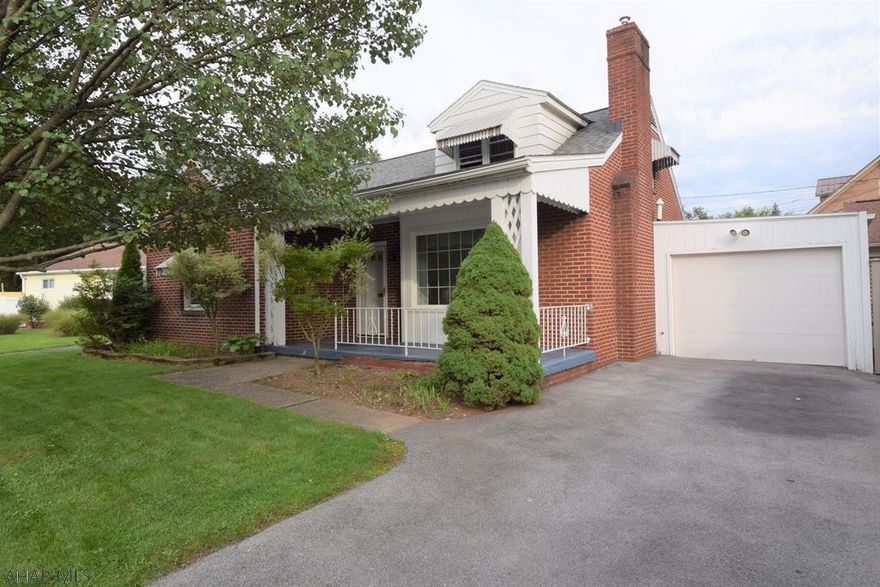 Nice brick one and a half story home with hardwood floors, fireplace in living room,  family room in basement and nice fenced yard.  Replacement windows, newer AC unit.  Great location off of Union Ave.