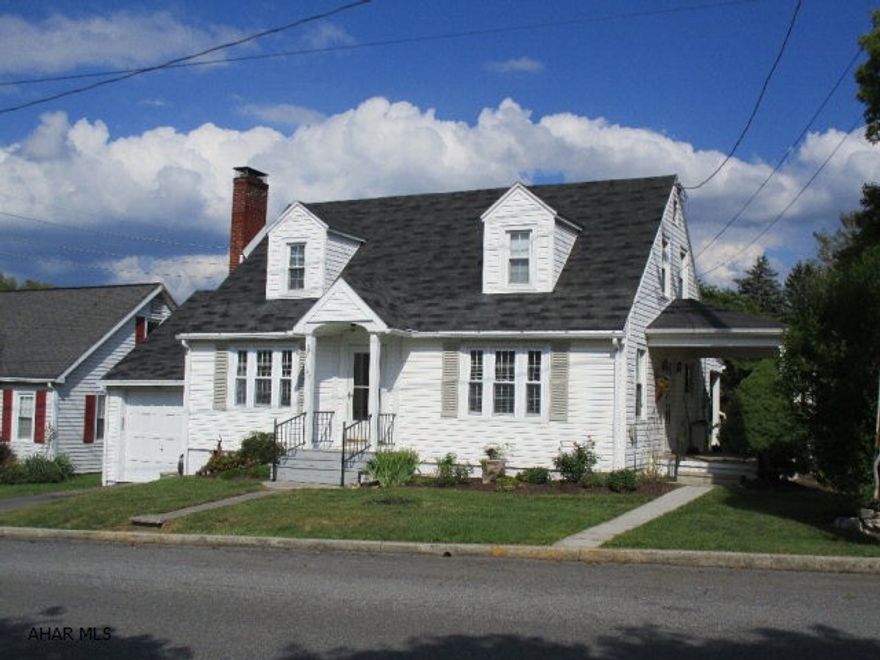 Just a charming & cozy cape cod with excellent street appeal! Recently painted throughout.  HW floors refinished in living & dining rms. just in 8/2016.  Almost all replace. windows. Bath updates 2014-'15. Kitchen updates 2014. Newer side porch roof & spouting (done by prior owner). 200-Amp service panel in 2000+-. New water heater 2015-'16. New heat pump (elect. module back-up) & CA 2013-'14. Wood burning FP. Lovely oak staircase. Spacious bedrooms with built-ins, dormers, eaves storage. Private side & rear porches; private rear patio; nice side yard with privacy shrubs & decorative stone work; lovely plantings.   SF of GLA & age are approximate.