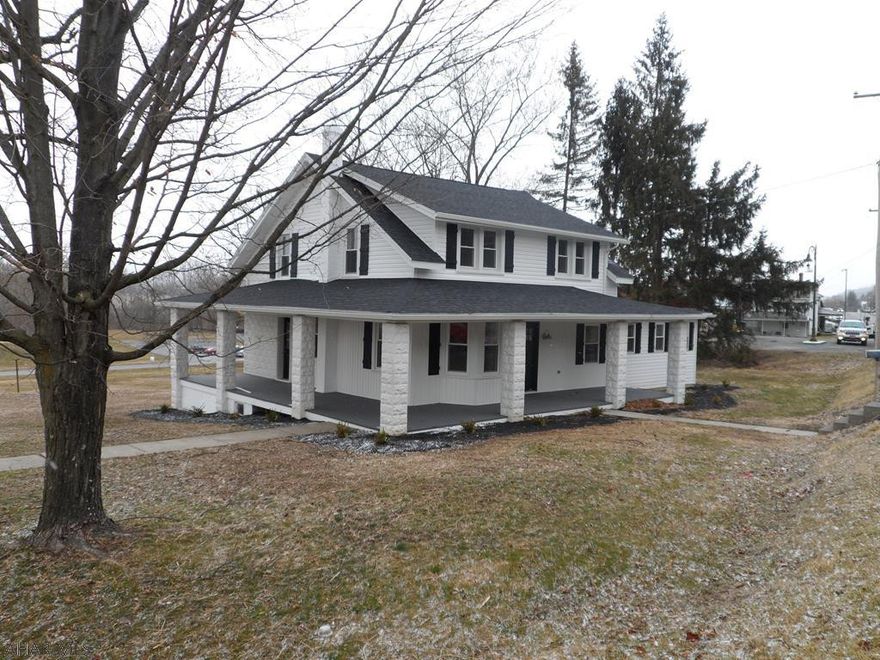Beautiful & Charming - 4 Bed 3 Bath home that has been totally remodeled inside & out!  New siding, roof, windows, kitchen & baths and more.  All you have to do is move in this country charmer and enjoy!  There is also a large wrap around porch which adds more charm to this home!