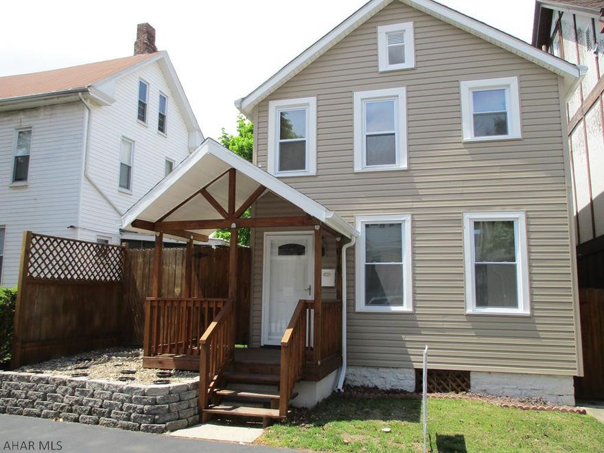 Great starter home OR downsize home as well maintained!    List of "NEW" include:  new siding, windows, furnace, hot water heater,  front and rear porches.  New water main line as well.