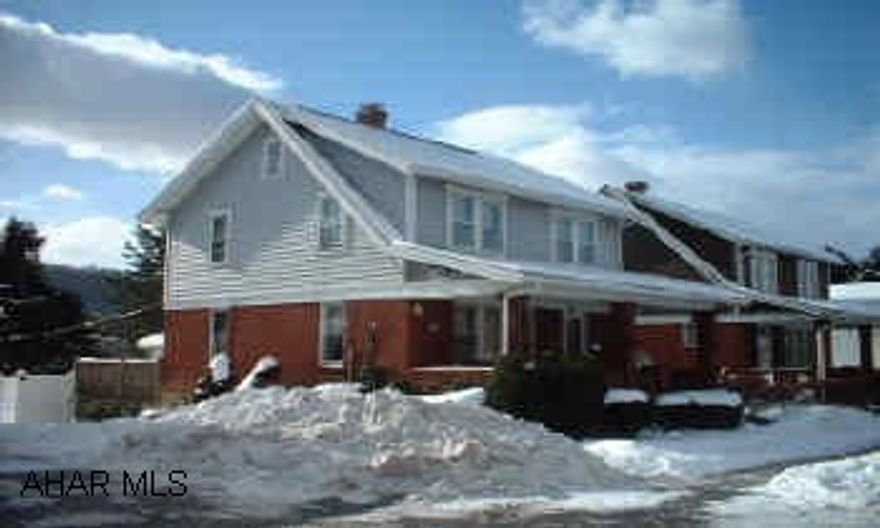 2 story Brick in Borough of Hollidaysburg.  Beautifully decorated, 3 Bedrooms, GFA w/ central air, move in condition, 1 car garage shared, beautiful deck w/above ground pool. Must find suitable housing.