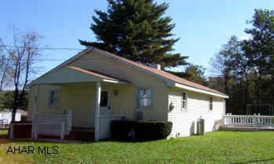 nice ranch tucked nicely on wooded lot