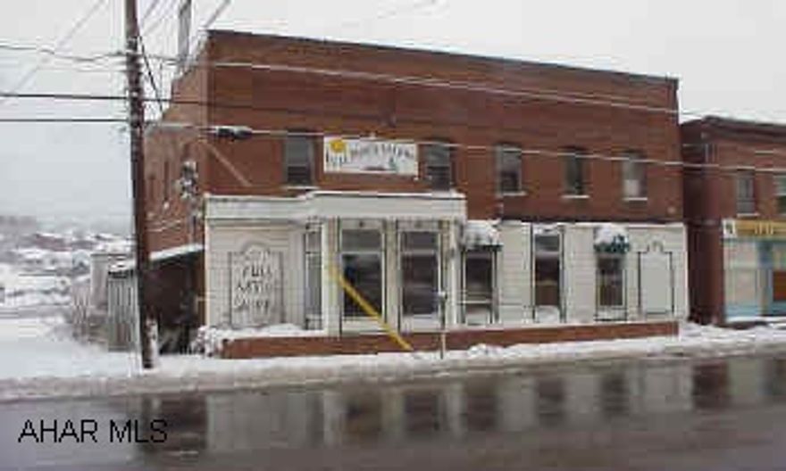 former full moon saloon. partially remodeled building, no liquor license.  second floor apartment.