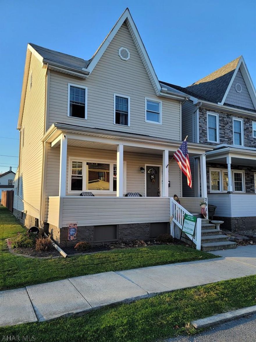 This house is move in ready! You can be in before the holidays! large large living room , large family size dining room, great updated kitchen with tons of storage, family room that has easy access to the patio and fenced in yard. First floor laundry completes the first floor. Second floor boasts 3  large bedrooms with large closets. New bathroom with modern fixtures completes the second floor. This house is great and is waiting for you to make it yours.