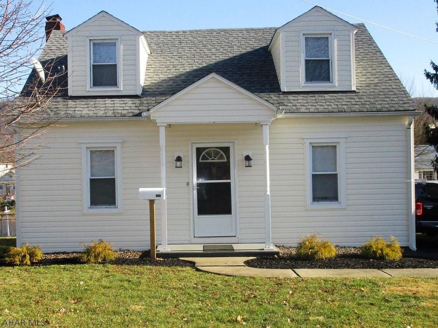 Take it easy, you deserve a break! Updated and move in ready waiting for you. This 1.5 story cape code is a lot of house!  Walk right into the front door and see the beautiful layout.  The first floor is geared for all your entertaining needs including a spacious living room, charming dining room, kitchen with eat-in-area, first floor bedroom and bath, The second floor is just up the stairs including 2-bedrooms and bath.  The basement is ready for you to make it your own including endless opportunities with a 1/2 bathroom.  Enjoy the large fenced in yard with all your fur babies.  Also, a relaxing patio out your back door.  1 car garage and off street parking.  Very conveniently located from all your downtown needs.  New roof and sidding 2018. What more could you want?