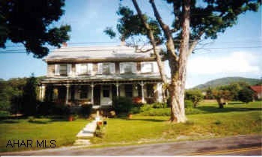 Approx. 77 acre farm with house, barn, garage, 2 smaller out buildings and small hunting cabin. Large farmhouse with updated kitchen and fruit cellar.