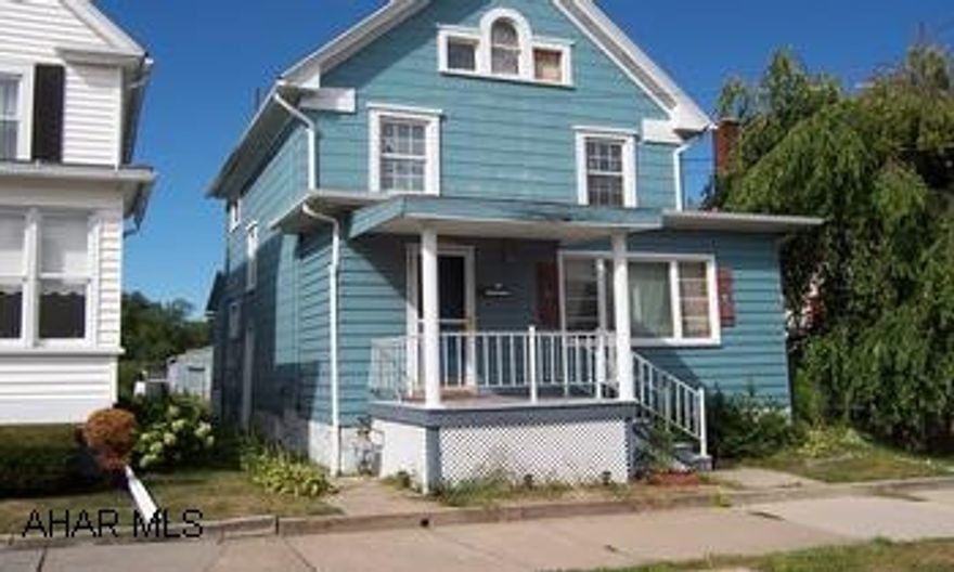 sold as is.  Good starter or investment property.  Code violation for the garage door.