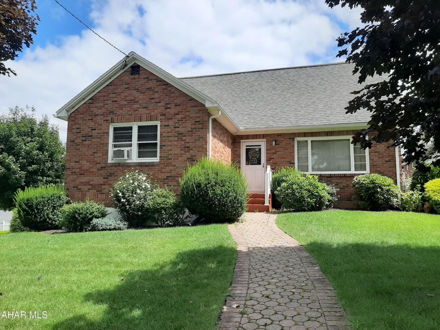 Take a look at this very well maintained brick home in Central Cambria School District! Beautifully manicured lawn with nice landscaping for great curb appeal. Newer roof and updated windows. The concrete driveway leads to the 1 car integral garage. The almost half acre lot also offers a matching brick shed in the back yard and a separate workshop area next to the garage. The interior of the home offers a great sized living room with electric fireplace(not sure if it works) and great natural light. The dining room offers a pass through to the kitchen that leads to the den. Also on the main level is a full bath and bedroom. Upstairs you will find two large bedrooms with plenty of storage, another full bath and an office space. This home also offers hardwood floors under the carpet. The basement is finished for flex spaces and storage. This home is a must see! Call for your tour today!!