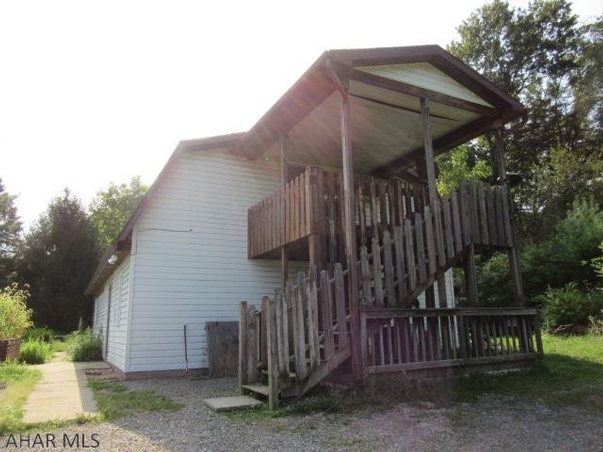 Location, Location, Location! if your are looking for privacy look no further, lots of potential, raised ranch styling, basement area is at ground level, 2 bedrooms, 1 bath