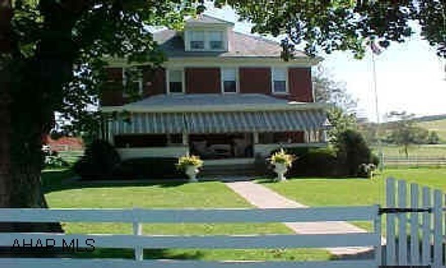 A complete farm with barn and outbuildings plus 39 acres (+/-). Located minutes from shopping areas. Wonderful brick farmhouse,large rooms,front and rear staircase, huge attic with  2 additional rooms, rear enclosed sunroom/office. New furnace in house. Listing agent to be at all showings and buyer must be pre-approved. ONE OF A KIND PROPERTY!!