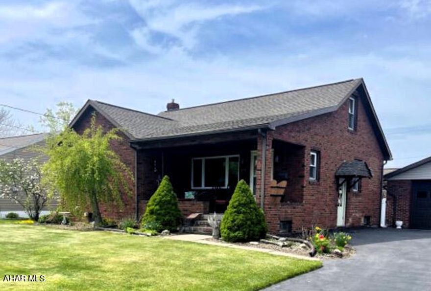 Don't miss out on this fantastic chance to call this charming 3-bedroom, 2-bathroom brick home yours, nestled in the vibrant heart of Hollidaysburg Borough! Embrace the outdoors with your very own inground pool and expansive patio, perfect for relaxing or entertaining. Inside, the fully finished basement boasts ceramic tile flooring, a second kitchen, a full bathroom, and ample storage space. Revel in the elegance of beautiful hardwood floors, fresh carpeting, and a custom-built kitchen. The main level hosts two spacious bedrooms, while the upper level offers an additional bedroom that could easily serve as a fourth. This home presents a blend of comfort, style, and practicality—schedule your showing today!