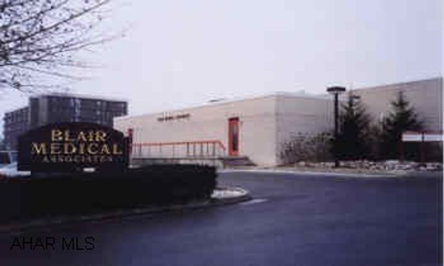 BUILDING NOW OCCUPIED BY BLAIR MEDICAL ASSOC. FOR INFO & APPTS. CALL MEL KADANE. TWO LEVEL OFFICE BUILDING. PAVED PARKING.  BUILDING SQ. FOOTAGE IS APPROXIMATELY 13,000 SQ.FT. EACH LEVEL.  NEW LOWER PRICE!