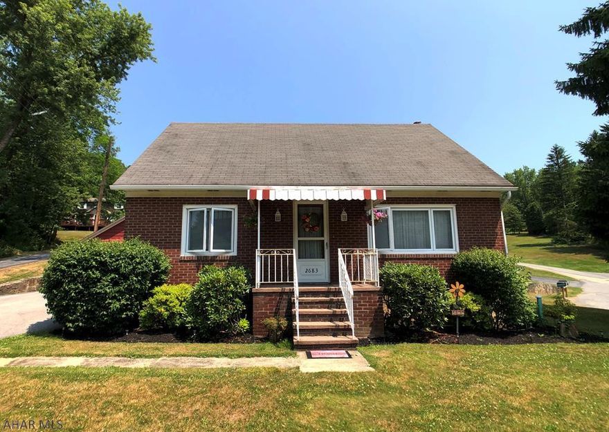 Move right into this charming, brick home in Conemaugh Township SD. Nicely updated kitchen and main bath. Newer carpeting on first floor and HW Floors underneath. Hallway closet has laundry chute. Two bedrooms on 1st floor.2nd floor has large bedroom & bonus room that could be used as additional bedroom or office space.Thermopane windows.Full unfinished basement. Covered porch. Detached 2 car garage.Appliances currently in home are tenant owned. Owner is including fridge in garage and stove in basement.