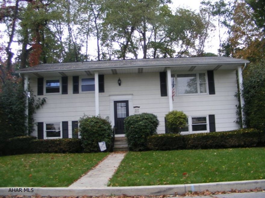 Charming two bedroom raised Ranch home, located on a quiet residential street. Family room on lower level, gas forced air heat, deck off kitchen. Private setting. move in condition.