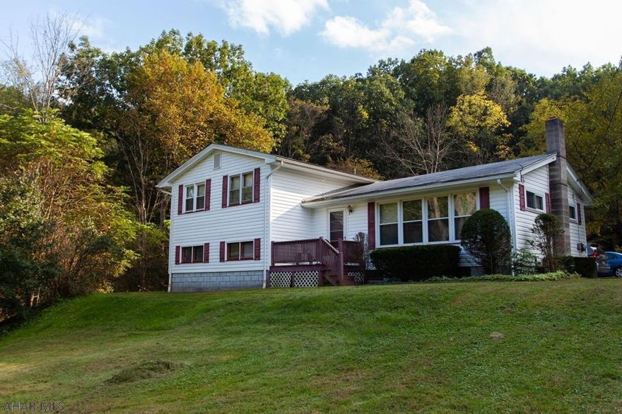 Country living, minutes from town. 3 bedroom, 1 bath with detached garage. Enjoy quiet nights on the back porch swing while watching the deer in the yard. Great potential to be able to finish the basement for extra living space.