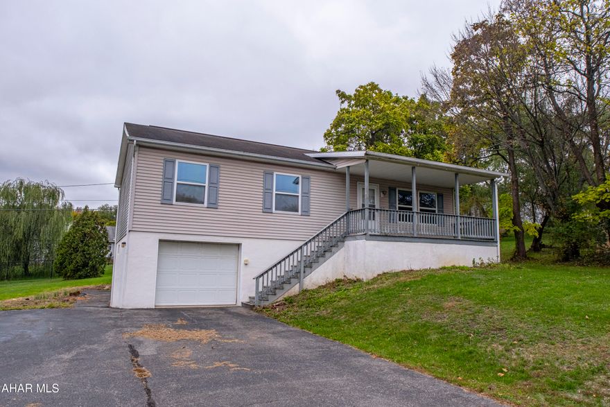 Check out this great 1-story home located in a nice, quiet part of Juniata in Altoona. With 3 bedrooms, 2 full bathrooms, and a 1-car garage, this home has everything you need. Enjoy year-round comfort with central air and a newer furnace, adding to the home's overall efficiency and convenience. Step inside to find a bright and inviting layout, with a spacious dining room that opens onto a covered rear deck.