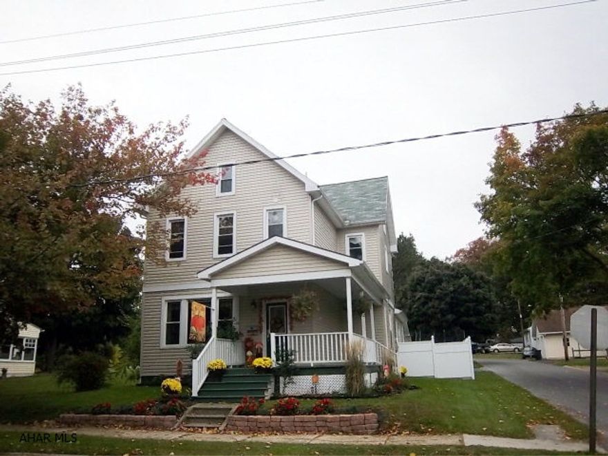 This is the home you've waited for! Located on a corner lot with an inviting wrap around front porch. Completely updated from top to bottom. Could have two-master BRs one on the 1st floor where the family room is now located and the other on the second floor each one having its own  bath.  There are two more BRs and an office/ bonus room on the second floor and an additional bath.  Theres also an unfinished attic with tons of potential. Outside you have a six-foot vinyl fence and an oversized 3-car garage with a pull down staircase for added storage. You better hurry because this home is not going to last.