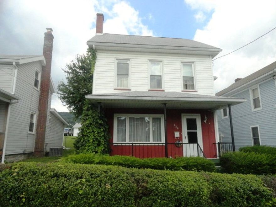 3 BR home in the borough of Roaring Spring. Vinyl sided, thermo windows. Interior needs updated. Off street parking.