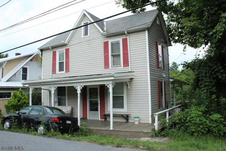 Lots of potential with this 3 or 4 bedroom house. Large full bathroom with first floor laundry. New well pressure tank and updating plumbing. Needs some TLC but would make a great home. Call for a private showing today!