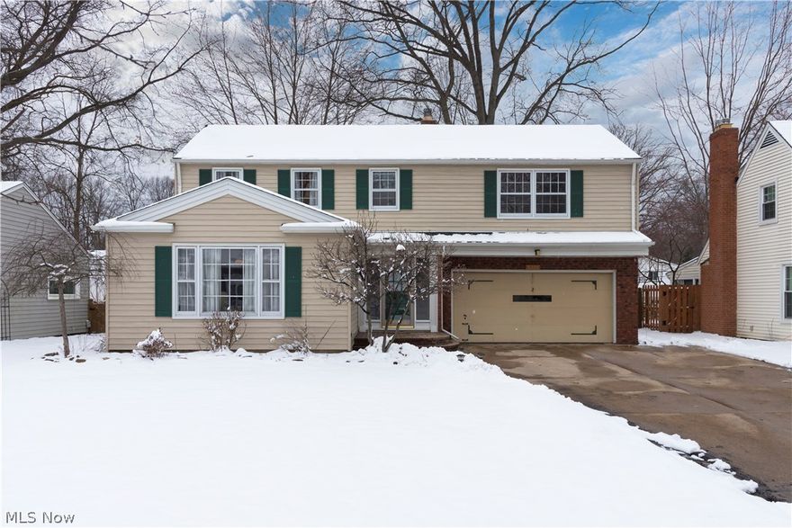 Spaciousness greets you as you step into the two story foyer of this four bedroom Colonial. Scrolled wrought iron banister accents the hardwood stairway. Versatile living room has plenty of wall space to mount your large screen TV. Arranging furniture will not be a problem in this room. The heart of this home will be enjoyed in the open concept kitchen and family room. Large dinette and side board serving area. L-shaped work space, 42" cabinets plus island with breakfast bar. Electric smooth surface range, microwave, dishwasher and side by side refrigerator with water and ice dispenser. Family room fireplace and gas logs create the perfect ambience for cocktails and conversation. Hardwood floors in all bedrooms. Three of the four bedrooms have lighted walk in closets. Master suite has an updated full bath with skylight. Main bath offers a large vanity area with glass tile top. Lower level laundry plus space for future rec room. 1st floor half bath. Attached garage with new garage door