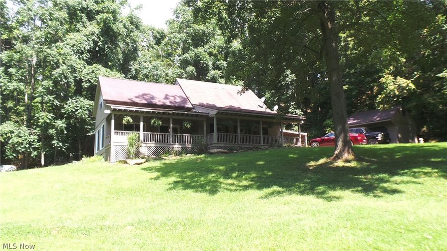 Nestled on 37 acres is an abundance of wildlife, perfect for the Hunter in the family. This Darling 5 bedroom home boasts large living room, Open kitchen with appliances, dining area and spacious family room with fireplace. There's an Open pasture with Shed for Horses, Cattle or whatever livestock you'd like. The property has a desired Salt Fork Location. Enjoy a short drive to the State Park and in the summer months take the boat, fishing gear or bathing suit to the lake. Motivated Seller! Don't let this rare property escape you!