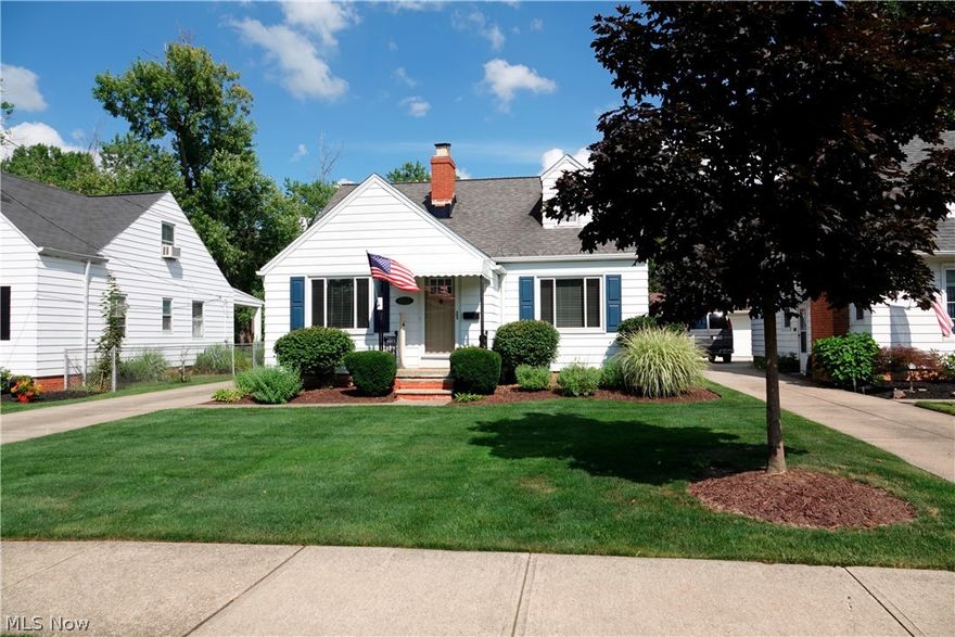 Impeccably maintained, nothing to do but move in!!  Updates include: windows, doors, central air, furnace, hot water tank, interior paint, and carpet.  Living room with wood burning fireplace.  Finished basement, eat in kitchen.  All appliances stay!!  Show & sell!!