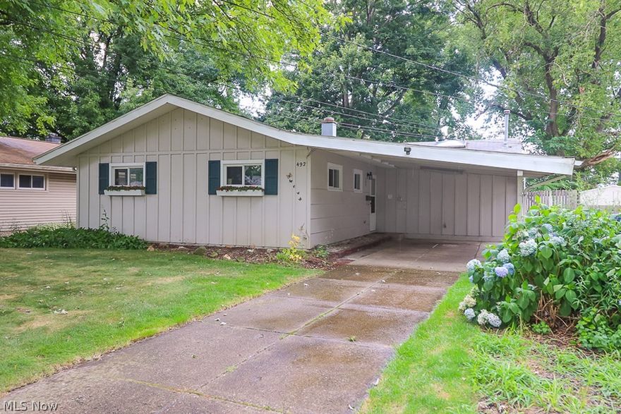 HOME SWEET HOME ***MOVE INTO THIS MAINTENANCE FREE RANCH ***PLENTY OF ROOM TO ENTERTAIN WITH THE ADDITION OF A FABULOUS 19X16 GREAT ROOM BOASTING LARGE SKYLIGHT TO FLOOD ROOM WITH NATURAL SUNLIGHT *** ENJOY THE BRIGHT LITE LIVING ROOM OFFERING  A "WALL OF WINDOWS" WITH A VIEW OF A BEAUTIFUL FENCED IN  PARK LIKE YARD , BUILT IN BOOKCASE,AND ANOTHER SKYLIGHT ***KITCHEN HAS BEEN UPDATED IN INVITING WHITE CABINETRY WITH GRANITE COUNTERTOP AND GLASS BACKSPLASH, , ALL APPLIANCES STAY***ALL BEDROOMS CARPETED AND AMPLE, LARGE CLOSETS *** UPDATED BATH ***WINDOWS 2013, HOT WATER TANK 2014, CENTRAL AIR 2016,  FLOORING 2017, DOOR TO REAR YARD 2017 **** SHED FOR EXTRA STORAGE, FLAG STONE PATIO **** COME MAKE THIS YOUR OWN !!!