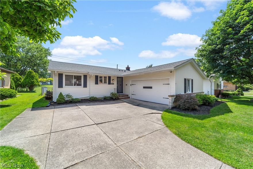 Welcome to this tastefully updated ranch right in the heart of Fairview Park!  Attention to detail is the name of the game with this lovely 3 bedroom home.  This chic galley kitchen boasts Shaker Cabinets, Stainless Steel appliances, and a subway tile backsplash which flows right in to a shiplap accent seating area.  Refinished hardwood floors run throughout and take you from the hallway, through the living room, right up to the totally enclosed patio off the back of the house.  The first floor also offers ample bedroom and bathroom space, but you'll not want to stop there.  The finished basement is a real work of art, including a completely custom built solid wood bar, 10'x6' projector screen and room already wired for a home theatre!  Half bath in the basement, and still utility area for dry storage rounds off many reasons to love this home.  Walking distance to Morton Park and all Fairview Park has to offer!
