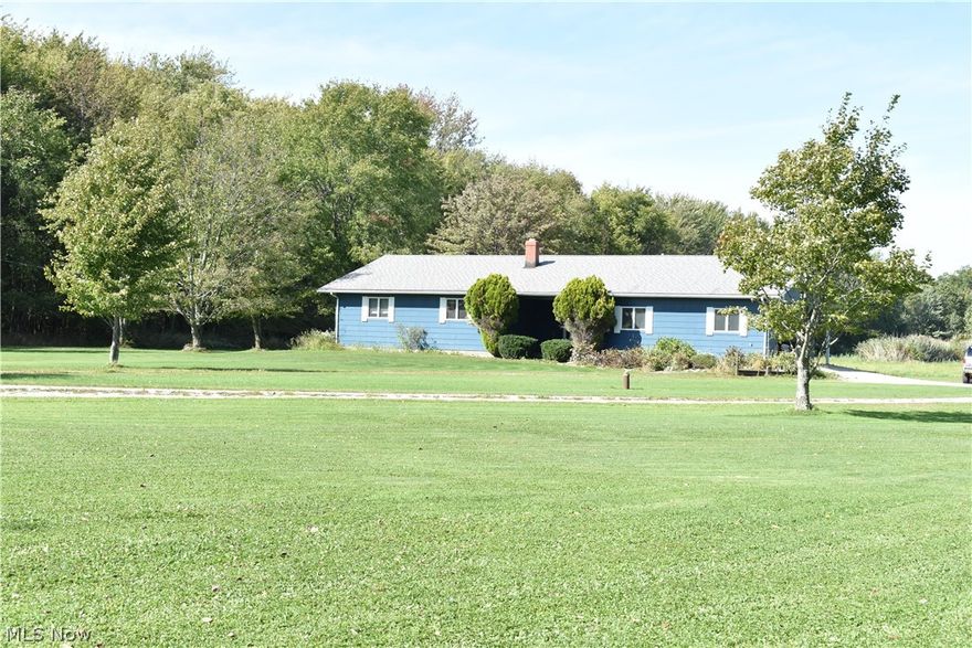 Ranch style home on 10 beautiful Acres in Lenox Township. Do not miss this opportunity! This used to be a horse property & with the cleared back acreage, could easily be turned into that again by adding pastures and a barn. The open backyard is surrounded by woods on all sides & provides wonderful wildlife views from the covered back patio! Inside you'll find 4 bedrooms, a bath and a half, and a Giant kitchen with 4 walls of cabinets for storage & tons of counter space. Both the kitchen and living room offer fabulous views of the sprawling backyard. This is a one-owner home - come be the 2nd one to own this & add your personal touches!