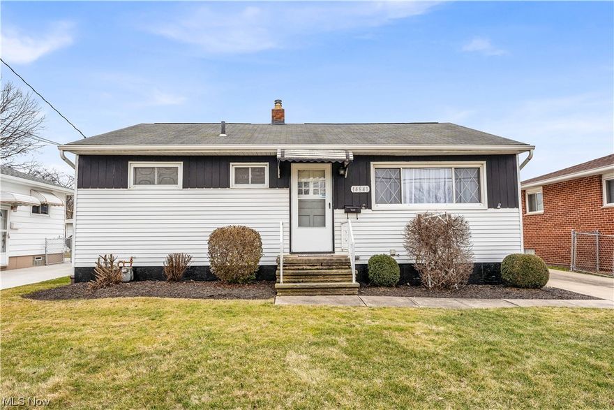 Discover the epitome of suburban charm in this inviting 3-bedroom, 2-bath ranch home in Brook Park, Ohio. A delightful gem boasting a beautiful bay window, this residence captures the essence of comfortable living.

Beyond the interiors, the allure of this property extends to the outdoors. A neatly landscaped yard provides a serene backdrop, offering a perfect spot for relaxation or outdoor gatherings. The charming neighborhood of Brook Park surrounds the home, providing a peaceful setting while being within easy reach of local amenities.

Convenience meets aesthetics in this ranch home, making it an ideal choice for those seeking a harmonious blend of style and comfort. With its 3 bedrooms, 2 baths, and that captivating bay window, this property in Brook Park invites you to embrace a lifestyle where everyday moments become cherished memories. Welcome home!