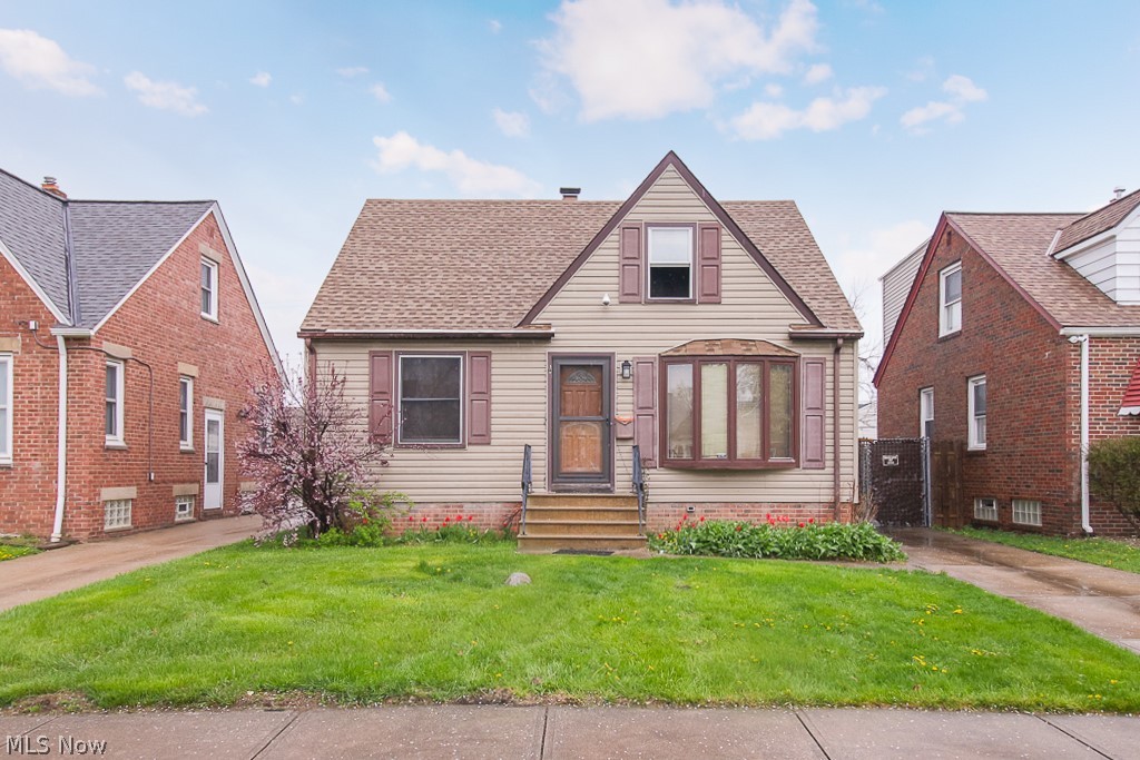 Single family investment property. Cape cod home with 3 bedrooms, 1 bath, full basement and detached 2 car garage. Owner is selling as-is and won't be making any repairs.