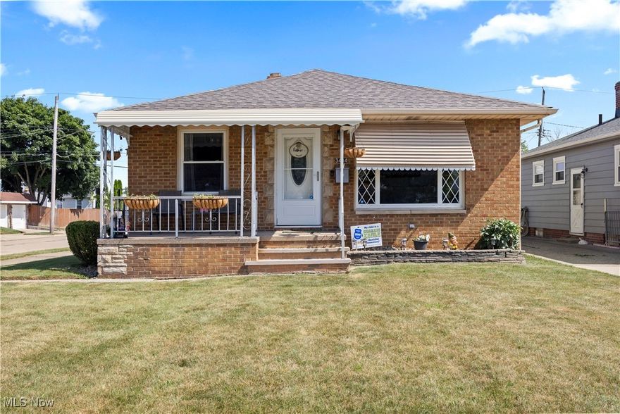 This inviting ranch-style home in Parma is ready for a new owner. The current owners have outgrown the space,
making it available for its next family. The property features a welcoming atmosphere both inside and out. The living
room offers a large picture window that provides an excellent view of the front yard and neighborhood, along with
well-maintained hardwood floors. Adjacent to the living room are the dining area and kitchen, which have been
upgraded with vinyl flooring, cherry-finish cabinetry, granite countertops, a ceramic tile backsplash, and stainless-steel
appliances all included. The hallway leads to three bedrooms with beautiful hardwood floors and a main bathroom
that has recently been updated. The basement is partially finished; the unfinished section contains a small full
bathroom with a stand-up shower, a laundry area, and ample storage potential. The finished portion is carpeted and
currently used as a bedroom and office but could serve as a family or playroom. Additional amenities include a fenced
backyard designed for relaxation, a two-car detached garage, and a concrete driveway. This property is must-see.