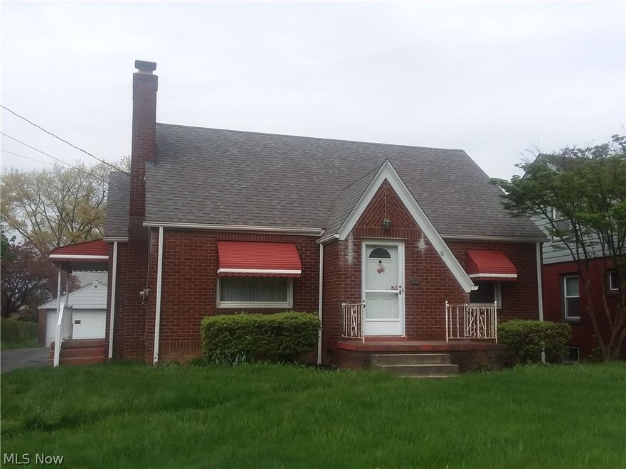 Very nicely updated 2 bedroom, brick cape cod in the Boardman School system.  Insulated 2nd floor could be finished into a 3rd bedroom. Everything has been updated from the roof to the  flooring. Kitchen has updated counter and flooring plus the refrigerator and newer stove stays. Gas fireplace in the living room. Ceramic bath with shower. Glass block windows in basement. Appears to have been waterproofed at one time but no paperwork available on it. Updated windows. New insulation just added to attic. Good sized yard. Very convenient location and surrounding by nicely cared for homes. Affordable. Contact agent regarding security system.