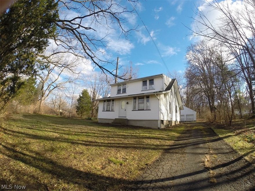 Original family home - 3 generations! Natural woodwork-Beautiful! Set up asa suite duplex-2 kitchens, 2 living rooms, shared upstairs bedrooms and full bath. Full basement, whole house generator and more! Over 3 acres, HUGE 3 car garage with 2nd story game room.